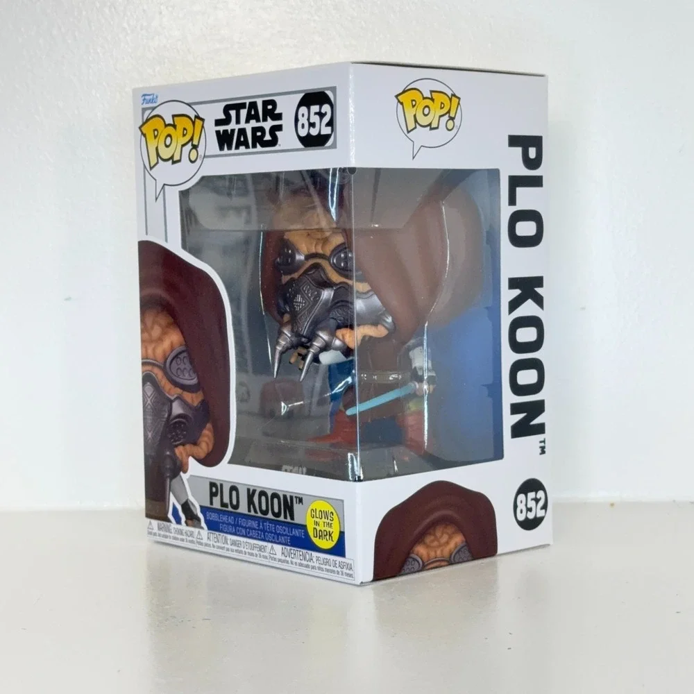 Funko Pop Plo Koon #852 Glow in the Dark Star Wars Jedi Bobble-Head Vinyl